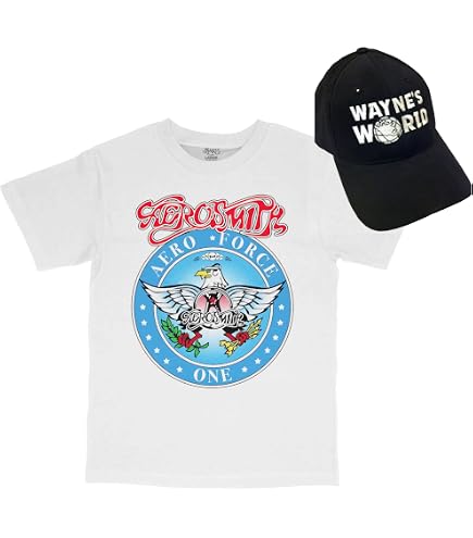 Impact Merchandising Aerosmith Aero Force Men's White Short Sleeve